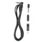 Guitar Amplifier Audio Cable Electric Patch Lead Cord Wire With 3 Connectors