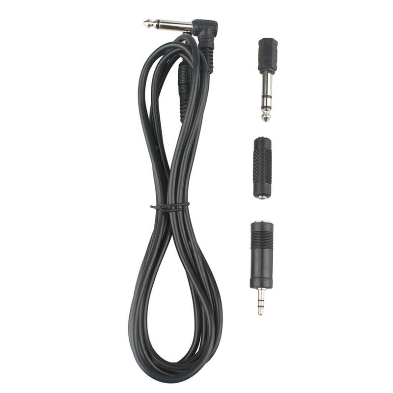 Guitar Amplifier Audio Cable Electric Patch Lead Cord Wire With 3 Connectors
