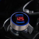 Car Charger 5V 3.1A With LED Display Universal Dual Usb Phone Car-Charger f