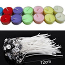 100Pcs 120mm Pre Waxed Candle Wicks For DIY Candles Making With Sustainers #