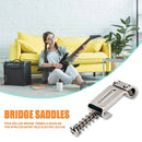 6pcs Roller Bridge Tremolo Saddles for Stratocaster Telecaster Electric Guitar