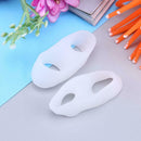 1pair Silicone Dual Ring Little Thumb Toes Varus Spacer Foot Care Tool