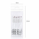 Practical 8X Set Of White Nail Design Brush Pen Fine Detail Tips Drawing IMB