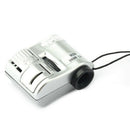 Mini Lens 60X Pocket Magnifier Microscope With Led Ultraviolet Light Jewelr C3E3