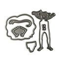Cartoon Girl Metal Cutting Dies Stencil DIY Scrapbook Embossing Craft Gift