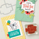 Greetings Label Silicone Stamp Set for DIY Photo Album Paper Card Craft A