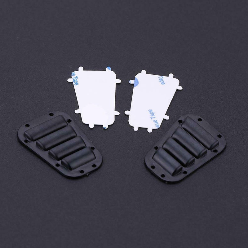1Set TRX4 Black Plastic Intake Grille Cover & Engine Cover Hinge for 1/10 R