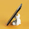White Bear Support Cell Phone Stand Holder Geometric Desktop Tablet Bracket s