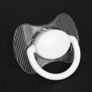 Newborn Baby Silicone Pacifier Transparent Flat Thumb Pattern Baby Nipples