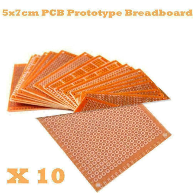 10pcs-5x7cm DIY Solder Prototype Paper Single Side Copper PCB Universal Boa R0D1