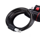 1pc Steel Cable 90cm Spiral Security Lock Bike Cycle Bicycle Chain+2 Keys 2017
