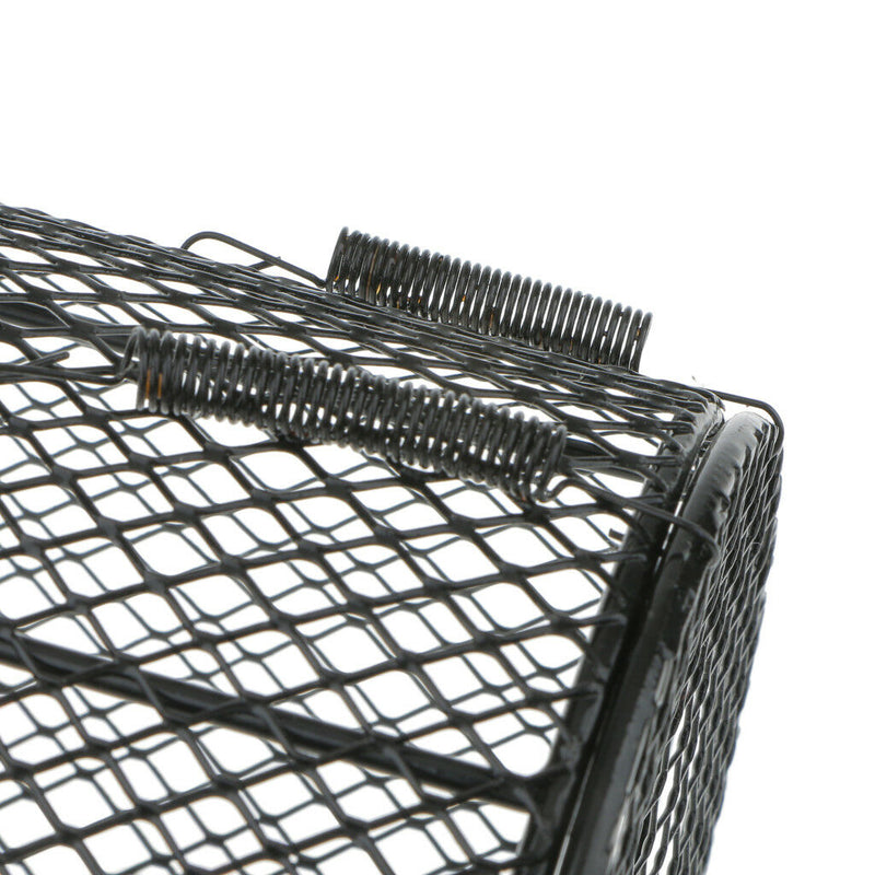 2Pcs Reptile Tank Heating Lamp Anti Hot Net Stainless Steel Light Lampshade