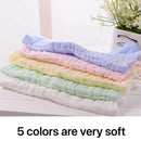 Newborn Natural Cotton Face Towel, Washable Cloth, Soft Absorbent Baby Towe