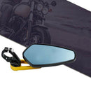 Motorcycle Handlebar Rearview Mirror, Universal, Yellow