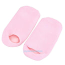 1 Pair Pink Spa Moisturizing Gel Soft Socks Cracked Skin Treatment Foot Care