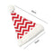 Knitted Christmas Hat Plush Striped Santa Claus Cap Gifts (Red White) A#S