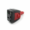 150W Power Inverter DC 12V to AC 220V Car Outlet Voltage Adapterwith 0.5A U D8A5