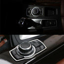 Stainless Steel Interior Refit Multimedia Buttons Cover Car Accessories For BMW