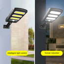 Solar Sensor Waterproof Garden Wall Lamp with Remote Control (A 60 COB) A