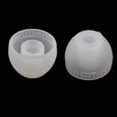 2 Pairs In-Ear Earphone Cover Cap Tip Anti-sweat 12mm Clear for Sony Headset