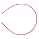 10 PCS girl women hair accessory plastic headband 4mm Rose Red