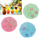 50xPaper Cocktail Parasols Umbrellas Party Wedding Supplies N1D2