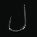 5X(100 Pieces Black Teeth Supports Hook Fishing Hooks 5