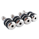 TR-416 external metal valve stem, car tire valve (4 packs)