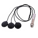 Acoustic Guitar 3 Transducer Ukulele Violin Pickup 6.35mm Piezo Music Instrument
