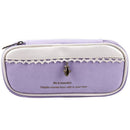 1pcs Cute Big Capacity Pen Pencil Case-purple