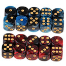 20 pack of 16mm Opaque Six Sided Spot Dice Games D6 D&D RPG