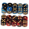 20 pack of 16mm Opaque Six Sided Spot Dice Games D6 D&D RPG