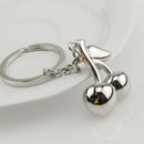 Cute Zinc alloy Cherry Keychain Key Ring Pendant Girl Friend Kid Gift Prese