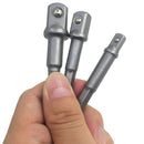 6 Pcs Hex Shank Socket Adapter Drill Bit/Extension Set, 1/4-Inch, 3/8-Inch, X2J8