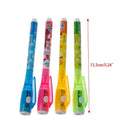 4x Invisible Ink Pen Spy Pen With Light Magic Marker Kid Pen for Secret Message