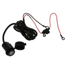 5V 2.1A Double USB Charger Adapter for Moto Motorcycle Black [Electronica]