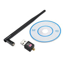 300Mbps Wireless USB Wifi Adapter Dongle Dual Band 2.4GHz with Antenna Call