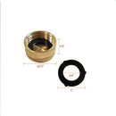 12Pcs Brass Cap, 3/4'' NH 4Pcs Brass Hose Cap Garden Hose Female End Brass