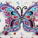 DIY Butterfly Special Shaped Diamond Painting Leather Chain Messenger Bag Wal
