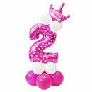Number balloon 0 - 9 latex balloon giant number balloons foil balloon baby  E2Q6