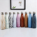 Double Walled Vacuum Flask Insulated Stainless Steel Water Bottle Leak Proo