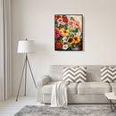 Full Drill 5D DIY Diamond Painting Flower Embroidery Art Cross Stitch Decor