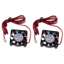 2x Brushless Cooling Fan DC 24V 4010 9 Blade 40x40x10mm 2 Pin Sleeve-bearing