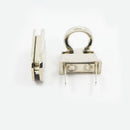 Metal Round Shape Clasp Turn Lock Twist Lock Handbag Bag Purse Hardware Buckle