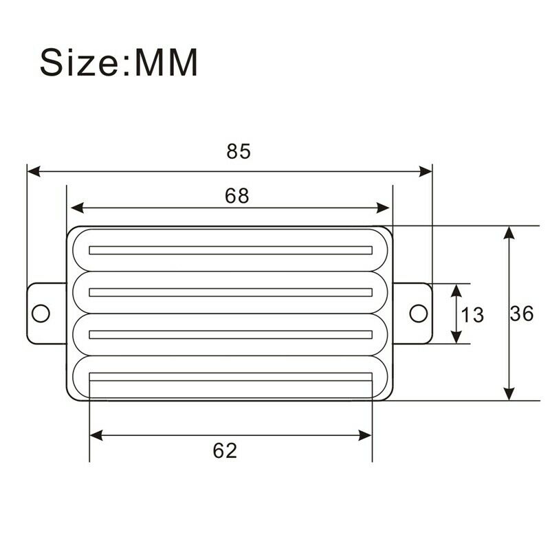 Electric Guitar High Output Four Coil Humbucker Pickup