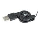 2pcs Laptop Cooler Fan Mini Vacuum Cooler LED External Cooling USB Powered