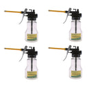 4 Pieces 250g, 300ml High Pressure Pump Oiler Oil Can Pot for Lubricants For All