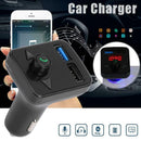 G-29 Bluetooth 3.0 Handsfree FM Transmitter Car Kit USB 5V 2.1A Charging Charger