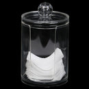 1X Clear Acrylic Storage Holder Box Cotton Swab Makeup Organizer Glossy Case OZ