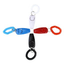 4pcs Dogs Cat Plastic Pet Clicker Trainer Key Chain Wrist Strap Pet Supplies